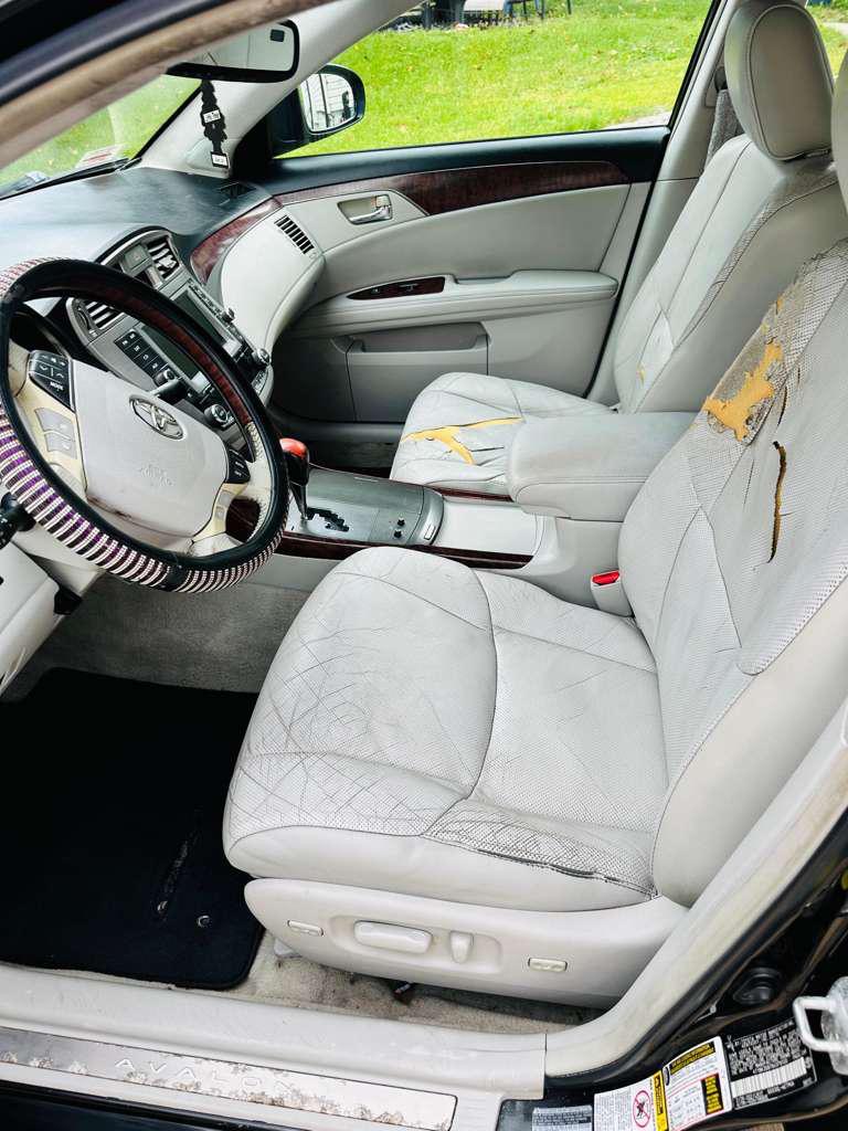 Toyota Avalon front seat after detailing