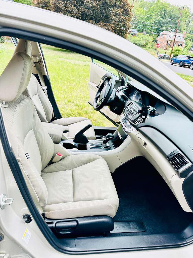 Clean front seat after detailing