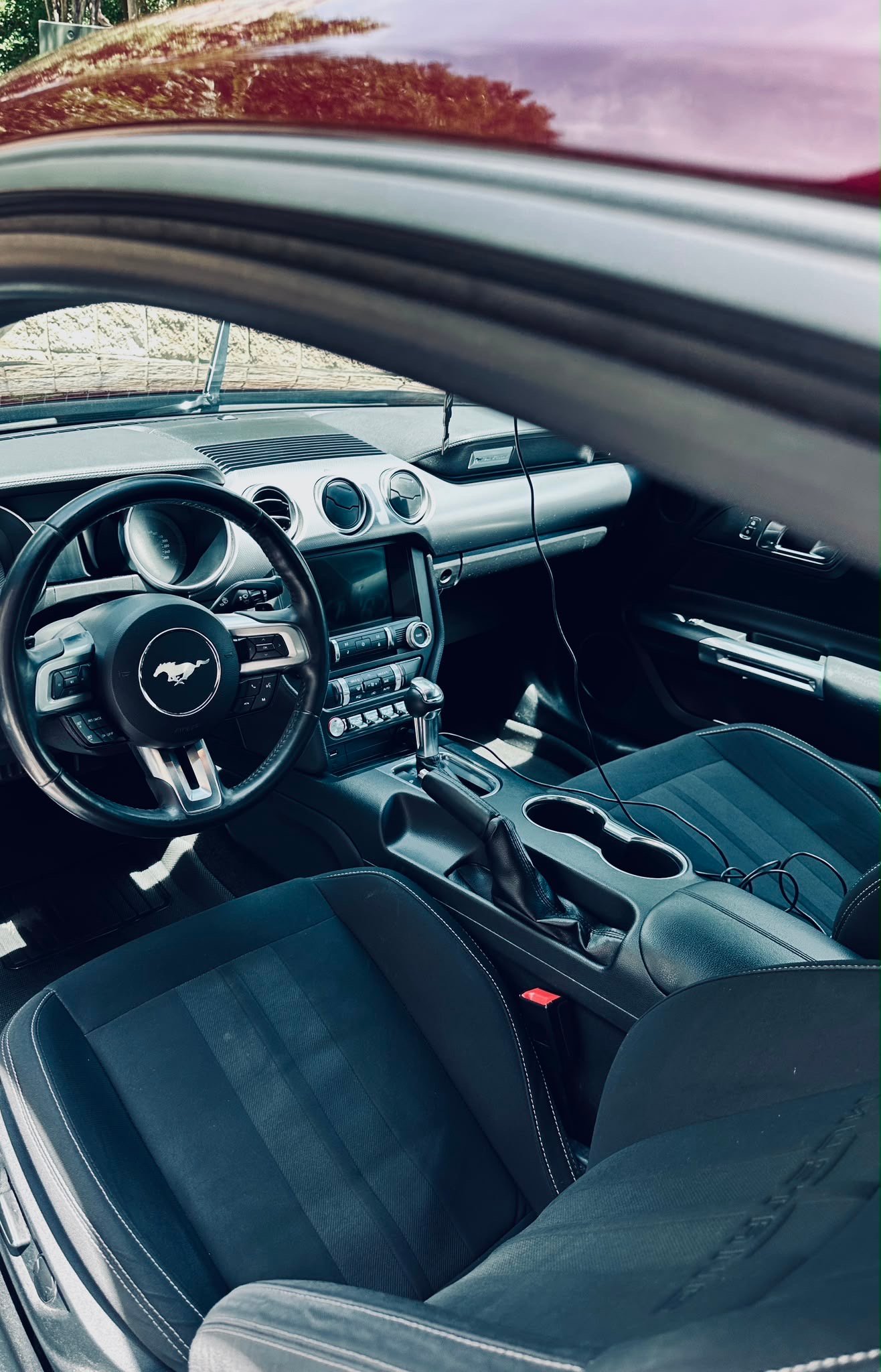 Mustang interior after detailing