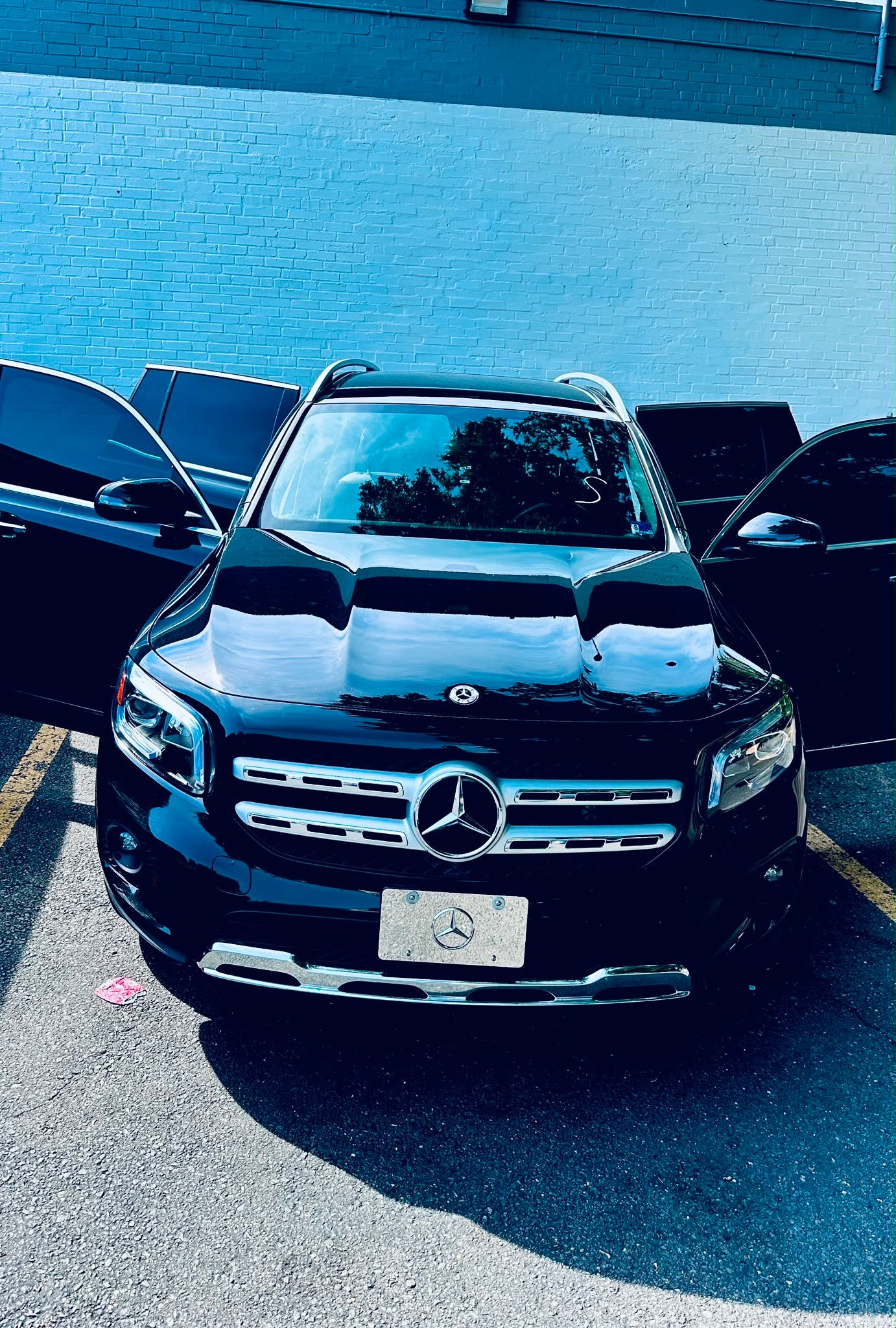 Luxury car exterior detailing